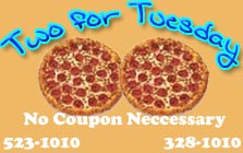 Pizza, subs, and more
